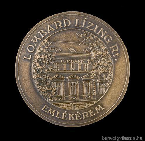 Lombard Lízing bronze Wappenmünze
