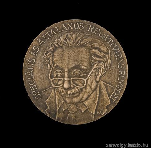 Albert Einstein bronze plaque