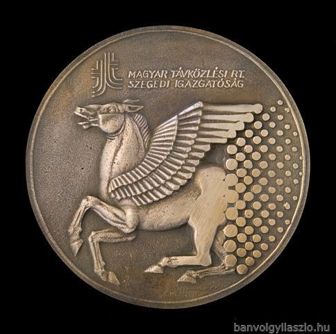 Szegediner Direktion der ungarischen Telefonzentrale Bronzemünze