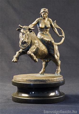 Taurus bronze small sculpture