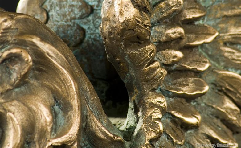 Löwe bronze Kleinplastik