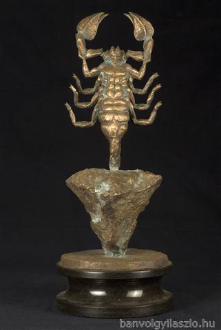 Skorpion bronze Kleinplastik
