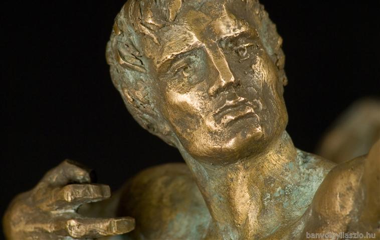 Sagittarius bronze small sculpture