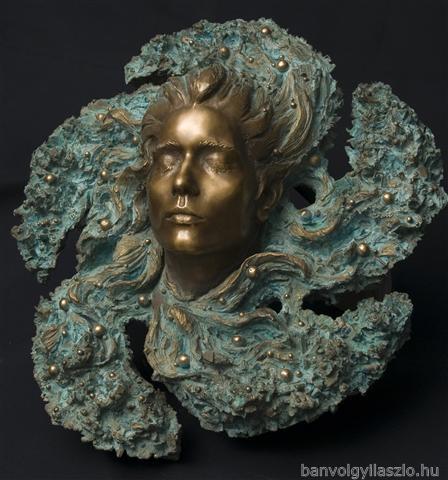 Cassiopeia Bronzestatue