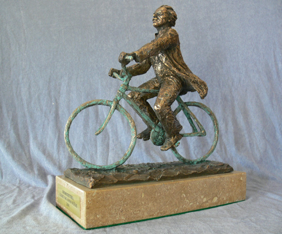 Albert Einstein 1933 bronze small sculpture