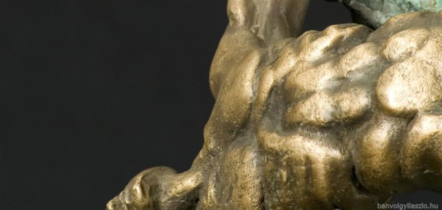 Ikaros bronze small sculpture