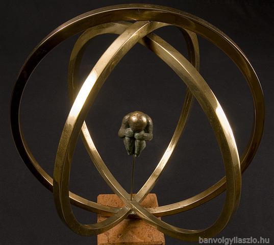 The core bronze small sculpture