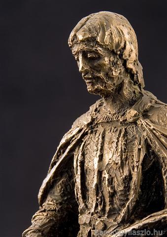 Saint Thomas bronze small sculpture