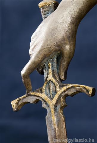 Justitia bronze statue