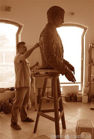 Палфи-Будински Ендре бронзана скулптура Сегедин