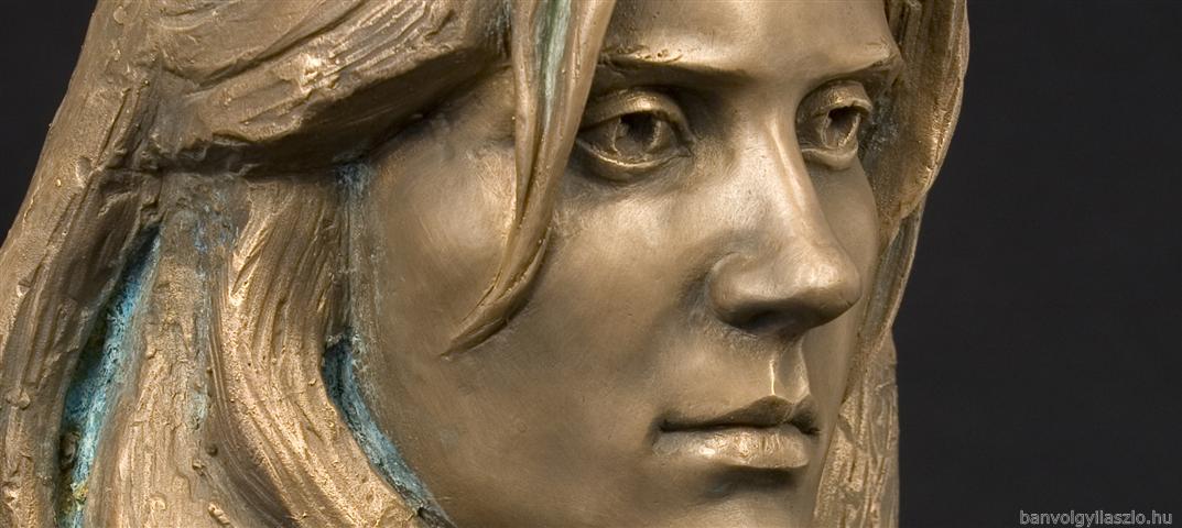 Zsuzsanna bronzportré