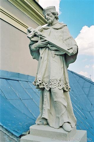Nepomuki Heiliger János statue,Hajós